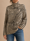 Sienna | Hand-Drawn Line Turtleneck
