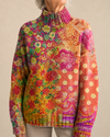 Abigail | Floral Polka Dot Turtleneck
