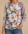 Violet | Flower Sweatshirt