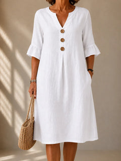HAZEL™ | BUTTON DRESS