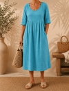 Bridget™ | Loose Dress with Pockets