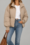 Isabella | Cropped Quilted Puffer Jacket