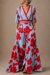 Poppy™ Floral Wrap Maxi Dress