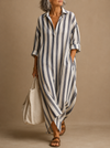 Marina™ Striped Oversized Maxi Dress