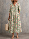 BRENDA™ | HALF SLEEVE DRESS