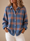 AVONDALE™ | PLAID BUTTON-UP CARDIGAN