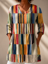 Chloe | Long Blouse with V-Neck