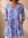 Aline | Long Blouse with V-Neck