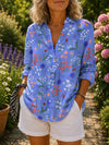 FELICIA | GARDEN MEADOW BUTTON-UP BLOUSE