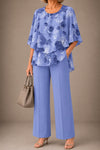 Isabelle™ Floral Cape-Sleeve Set