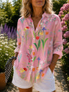 FIONA | PINK WILDFLOWER MEADOW BLOUSE